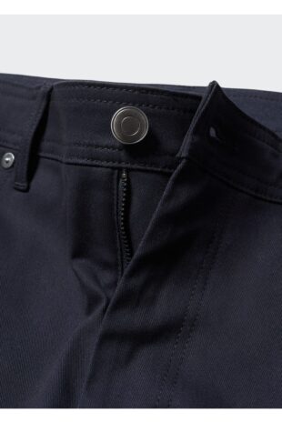 شلوار لاجورد فاق نرمال مردانه مانگو 57074385