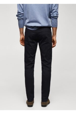 شلوار لاجورد فاق نرمال مردانه مانگو 57074385