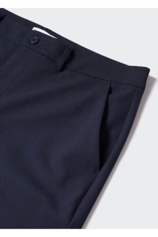 شلوار لاجورد فاق نرمال مردانه مانگو 47010451