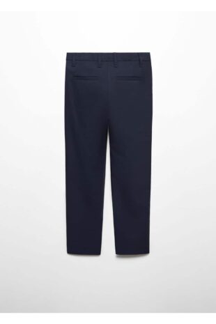 شلوار لاجورد فاق نرمال پسرانه مانگو 57015808