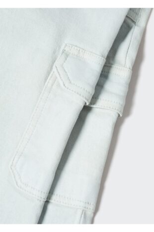 شلوار سبز فاق نرمال دخترانه مانگو 57073259