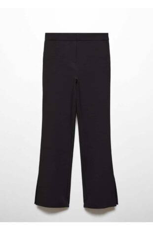 شلوار سیاه فاق نرمال زنانه مانگو 57035147