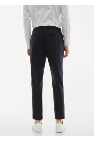 شلوار لاجورد فاق نرمال مردانه مانگو 57035960