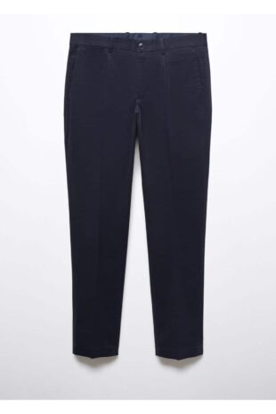 پیژامه آبی فاق نرمال مردانه مانگو 57044391