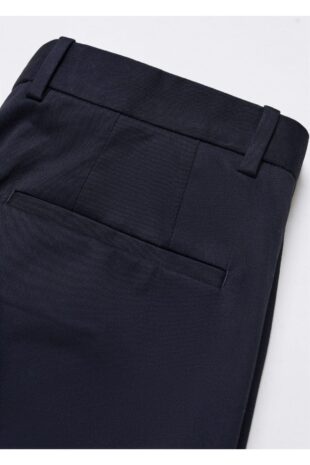 پیژامه آبی فاق نرمال مردانه مانگو 57044391