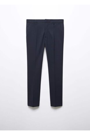 شلوار لاجورد فاق نرمال مردانه مانگو 57082520