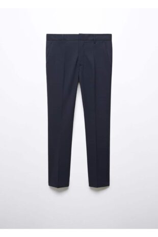 شلوار لاجورد فاق نرمال مردانه مانگو 57082520