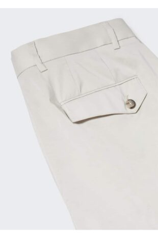 شلوار خاکستری فاق نرمال مردانه مانگو 57052504