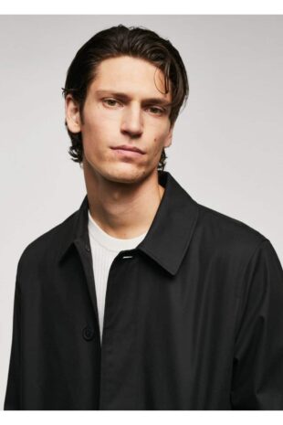 کت سیاه مردانه مانگو 57084385