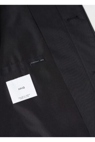 کت سیاه مردانه مانگو 57084385