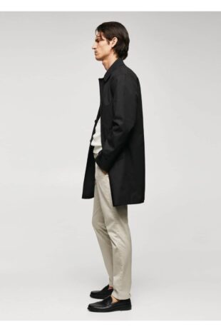 کت سیاه مردانه مانگو 57084385