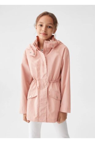 پالتو صورتی دخترانه مانگو 57092511