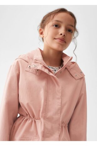 پالتو صورتی دخترانه مانگو 57092511