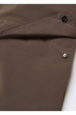 پالتو خاکستری مردانه مانگو 57088263