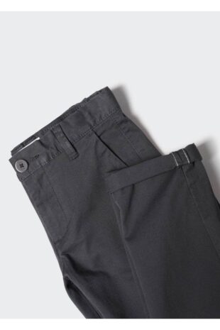 شلوار سیاه فاق نرمال پسرانه مانگو 57001033