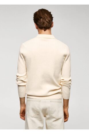 تی شرت سفید مردانه مانگو 57035957