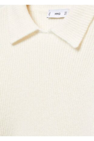 تی شرت سفید مردانه مانگو 57047722