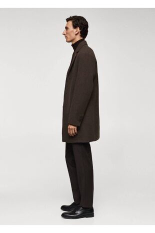 پالتو خاکی مردانه مانگو 57057704