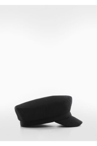 کلاه لبه دار سیاه زنانه مانگو 57034022