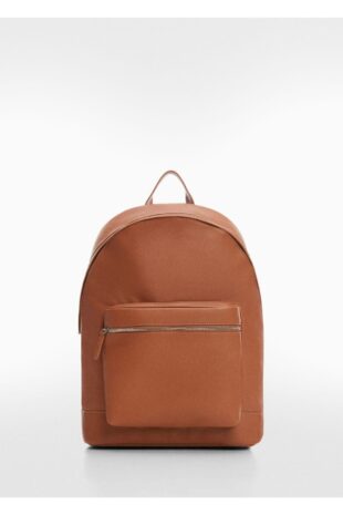 کیف قهوه ای مردانه مانگو 57075951