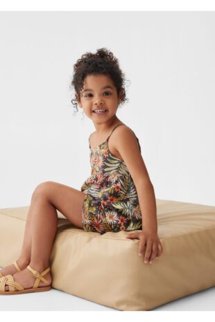 شلوارک سیاه فاق نرمال دخترانه مانگو 57050460