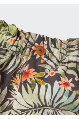 شلوارک سیاه فاق نرمال دخترانه مانگو 57050460