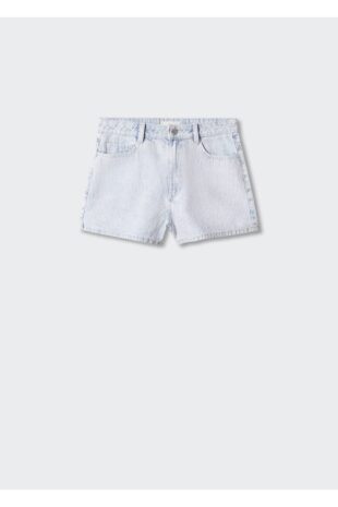 شلوارک لاجورد فاق نرمال زنانه مانگو 57063254