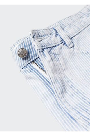 شلوارک لاجورد فاق نرمال زنانه مانگو 57063254