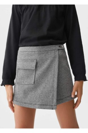 دامن سیاه دخترانه مانگو 57096718