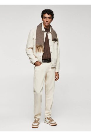 اسنیکر قهوه ای مردانه مانگو 57034400