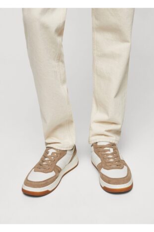 اسنیکر قهوه ای مردانه مانگو 57034400