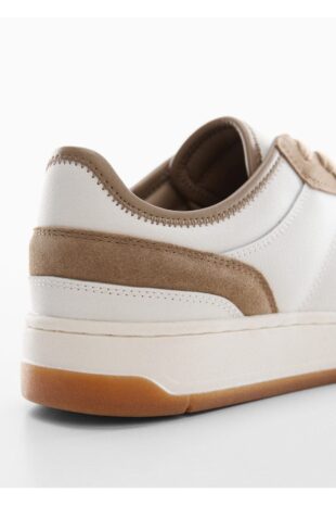 اسنیکر قهوه ای مردانه مانگو 57034400