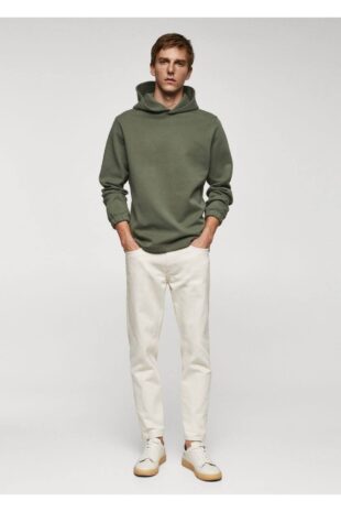 سویشرت سبز مردانه مانگو 57017743