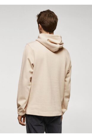 سویشرت بژ مردانه مانگو 57017743