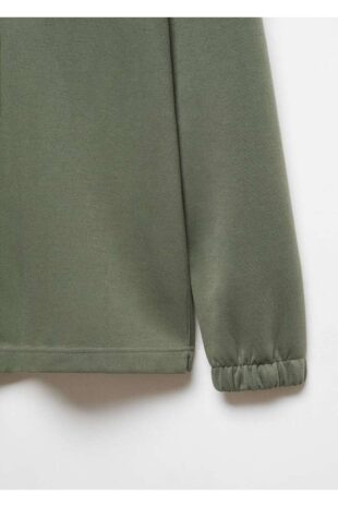 سویشرت سبز مردانه مانگو 57017743