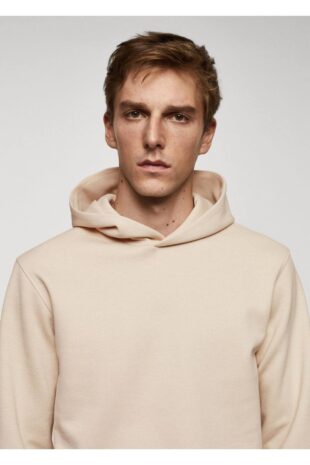 سویشرت بژ مردانه مانگو 57017743