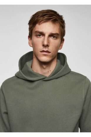 سویشرت سبز مردانه مانگو 57017743