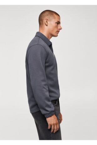 سویشرت آبی مردانه مانگو 57017745