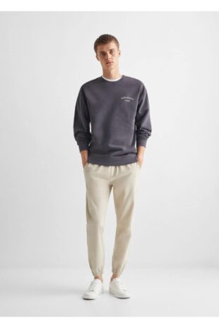 سویشرت خاکستری مردانه مانگو 57074773