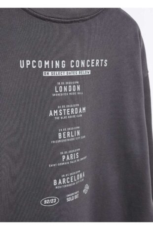 سویشرت خاکستری مردانه مانگو 57074773