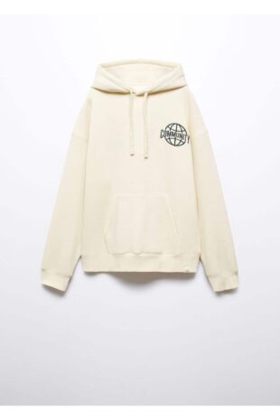 سویشرت سفید مردانه مانگو 57017735