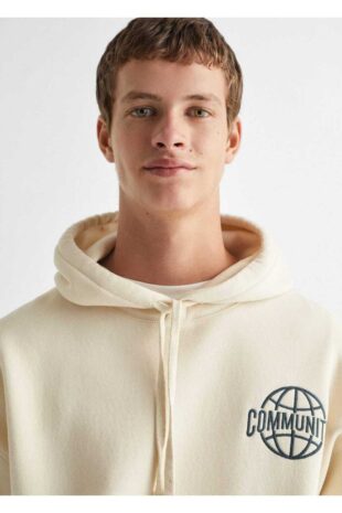 سویشرت سفید مردانه مانگو 57017735