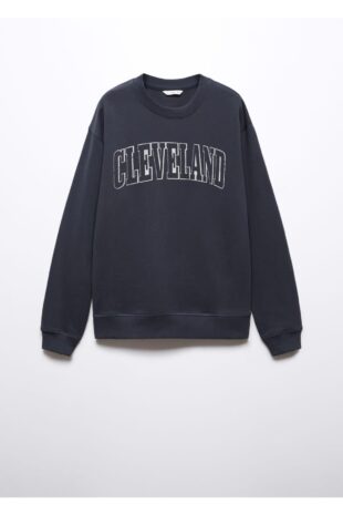 سویشرت آبی مردانه مانگو 57034013