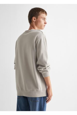 سویشرت بژ مردانه مانگو 57034014