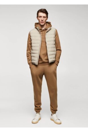 سویشرت قهوه ای مردانه مانگو 57056024