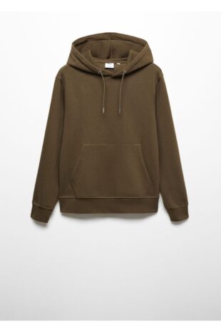 سویشرت قهوه ای مردانه مانگو 57056024