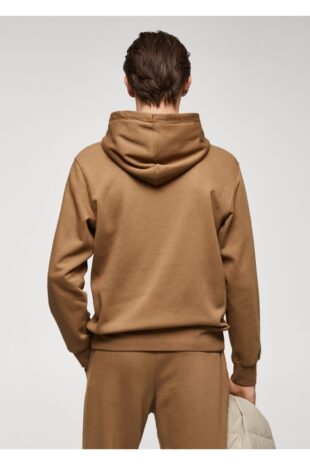 سویشرت قهوه ای مردانه مانگو 57056024