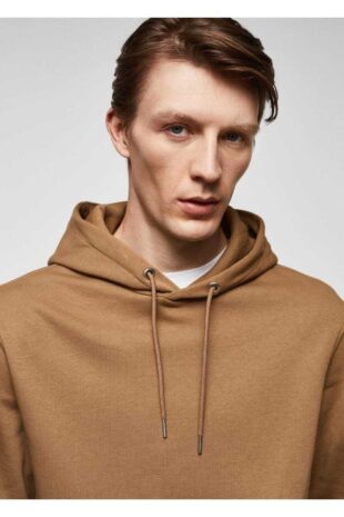 سویشرت قهوه ای مردانه مانگو 57056024