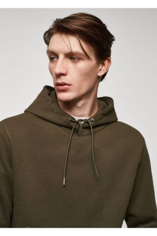 سویشرت قهوه ای مردانه مانگو 57056024