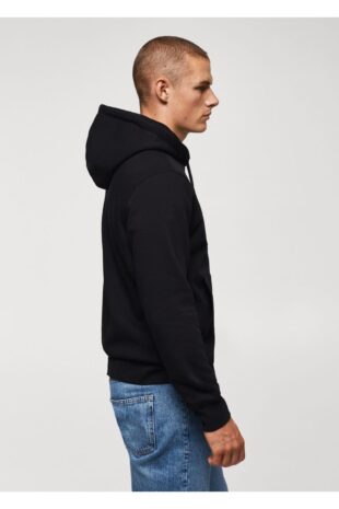 سویشرت سیاه مردانه مانگو 57056024